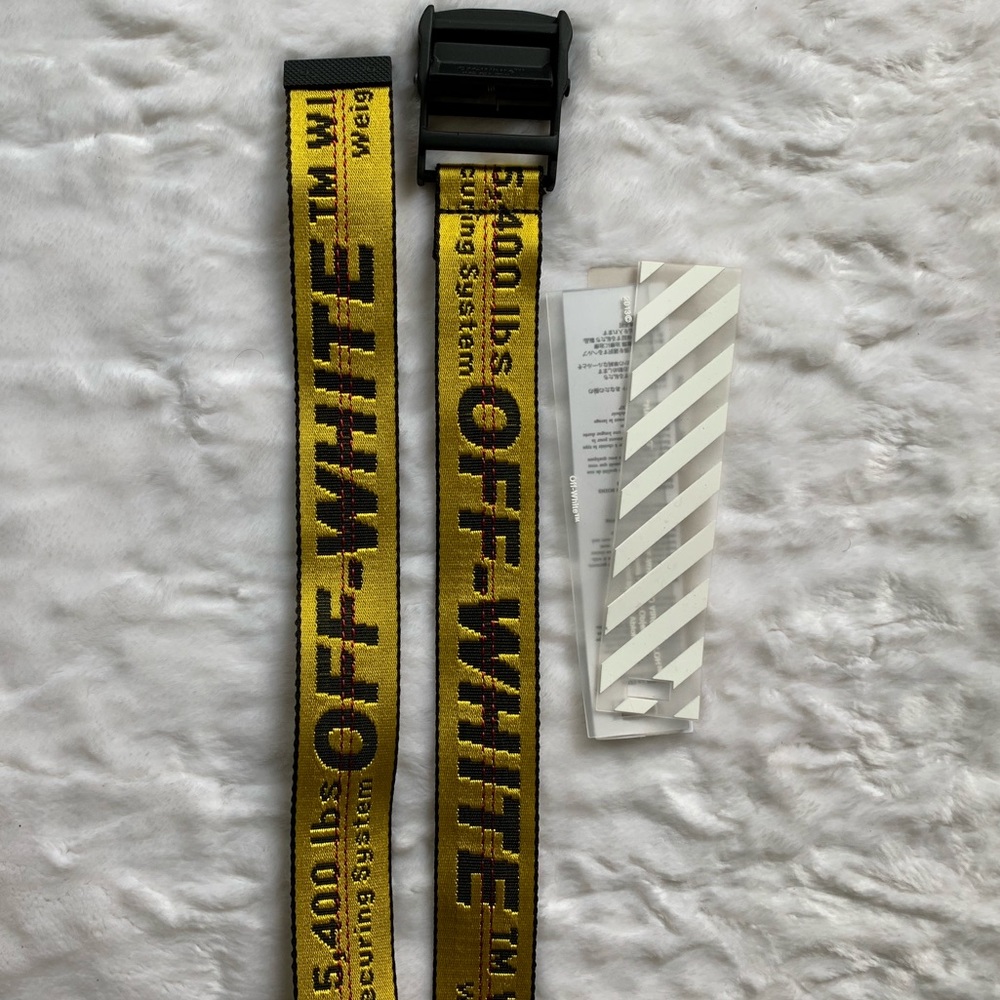 Off-White Nylon Industrial Belt